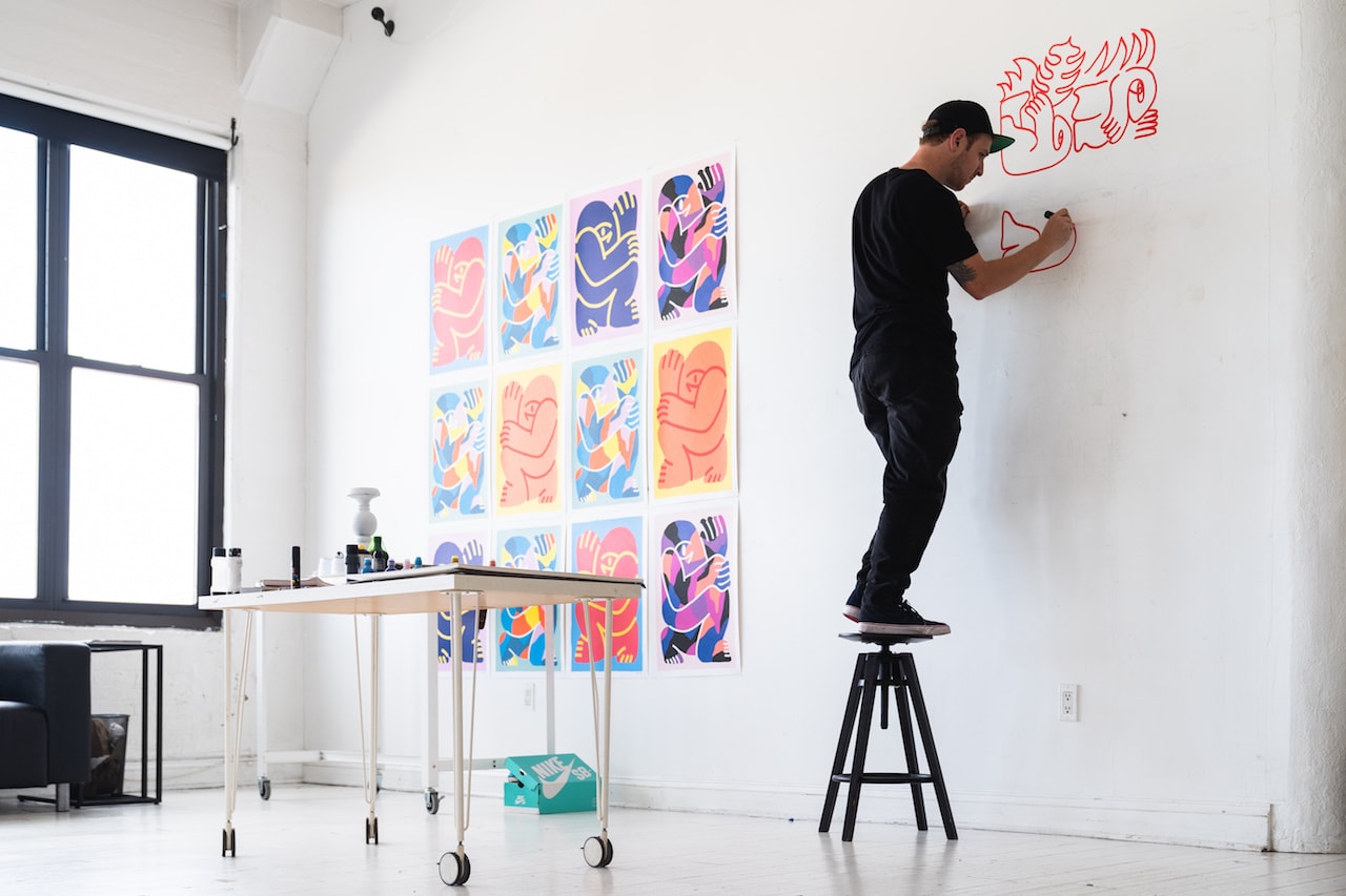 pen and paper efdot exclusive interview murals artworks visual art