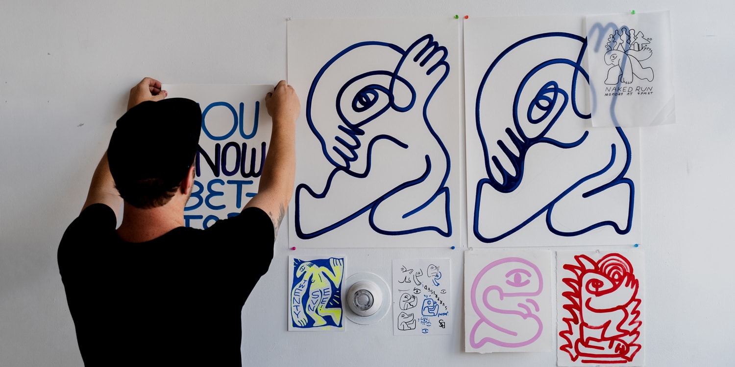 pen and paper efdot exclusive interview murals artworks visual art
