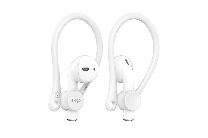 Elago Apple AirPod EarHooks Release headphones airpods gym sports music listening beats 