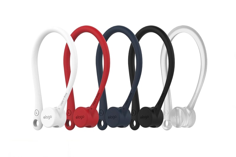 Elago Apple AirPod EarHooks Release headphones airpods gym sports music listening beats 