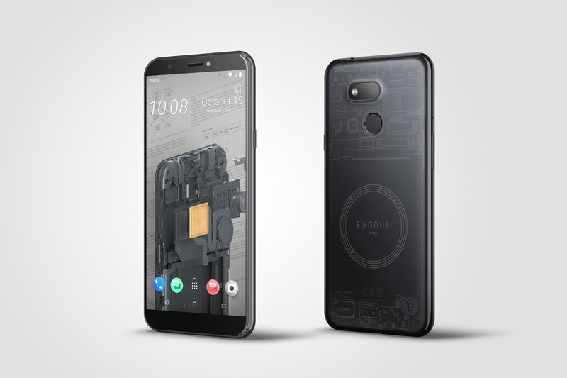 htc exodus 1 one bitcoin node smartphone blockchain cryptocurrency cell mobile