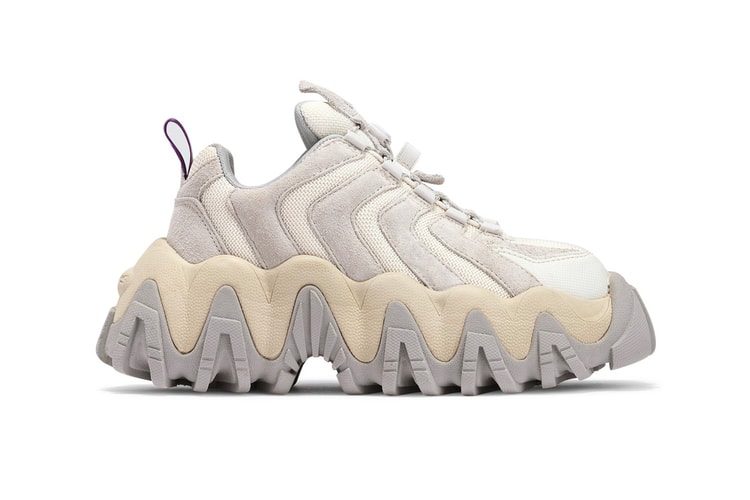 Eytys' Ultra-Chunky Halo Sneakers Now Comes in Grey/Beige