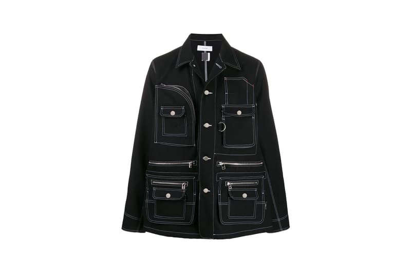 facetasm multi pocket shirt jacket loose fit biker trousers black colorway release fall winter 2019