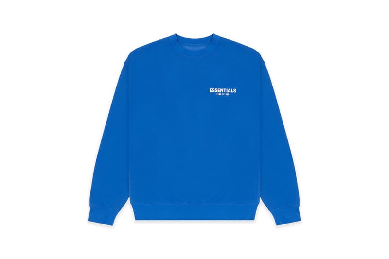 the marathon clothing fear of god essentials capsule collection nipsey hussle 08 crenshaw release retail pop up exhibition los angeles california sweatpants pullover crewnecks sweat shorts royal blue grey collaboration