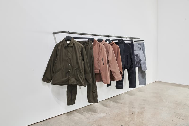 fear of god popup pop up shop los angeles essentials nike mainline product 427 S Hewitt St horse print denim jacket socks 101 suede sneakers jerry lorenzo 