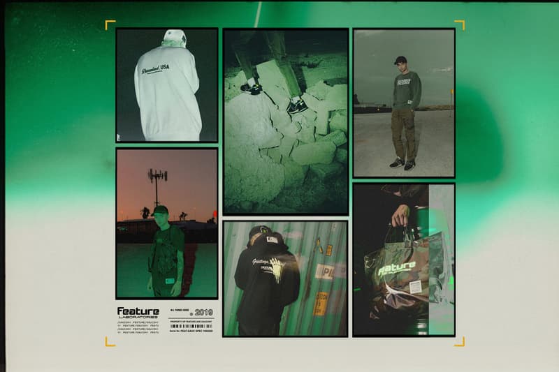 Feature x Saucony Shadow 5000 "Dreamland" Collaboration sneaker shoe clothing apparel october 19 2019 buy release date colorway 3m glow in darknew era crewneck bomber tote hoodie
