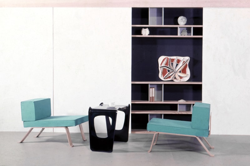 Fondation Louis Vuitton Charlotte Perriand Exhibit Furniture Interiors Chairs Léger Shelves Stools 