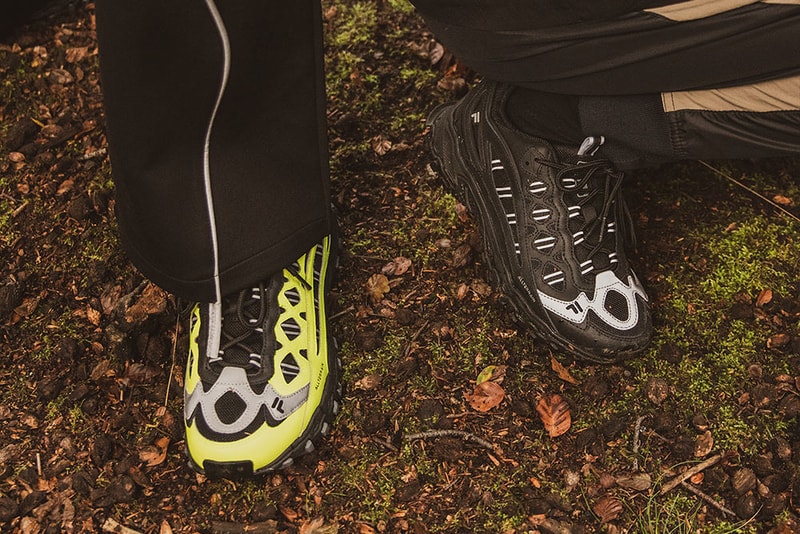 footpatrol fila boveasorous 98 at sp black yellow hiking chunky shoes