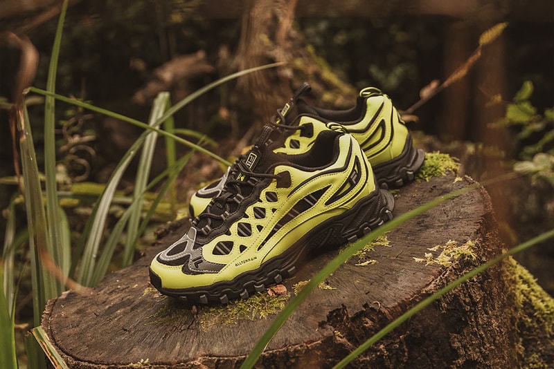 footpatrol fila boveasorous 98 at sp black yellow hiking chunky shoes