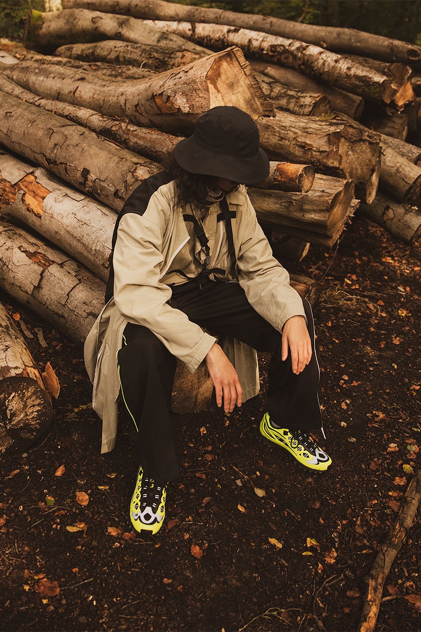 footpatrol fila boveasorous 98 at sp black yellow hiking chunky shoes