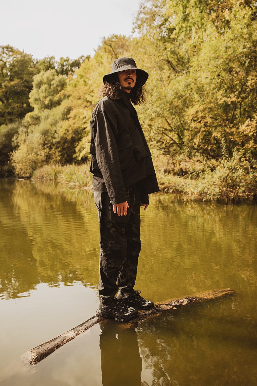 footpatrol fila boveasorous 98 at sp black yellow hiking chunky shoes