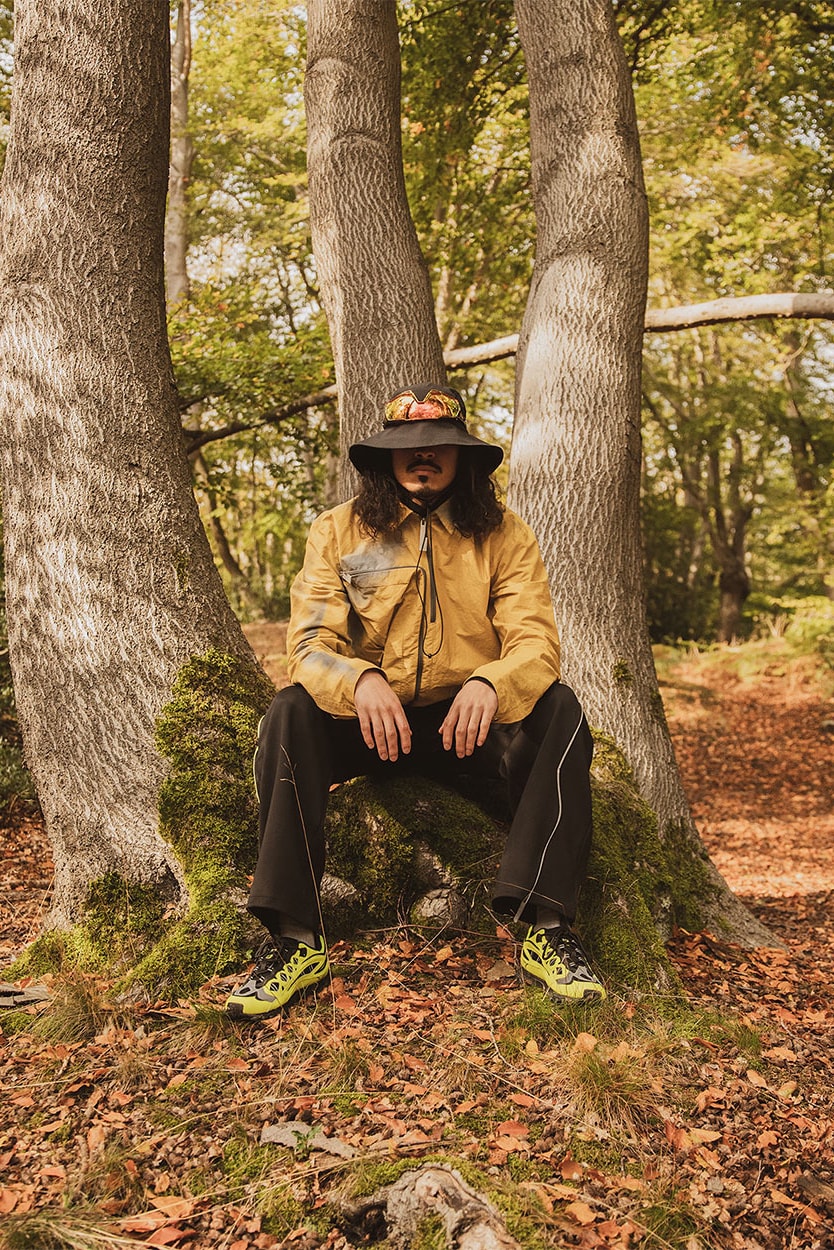 footpatrol fila boveasorous 98 at sp black yellow hiking chunky shoes