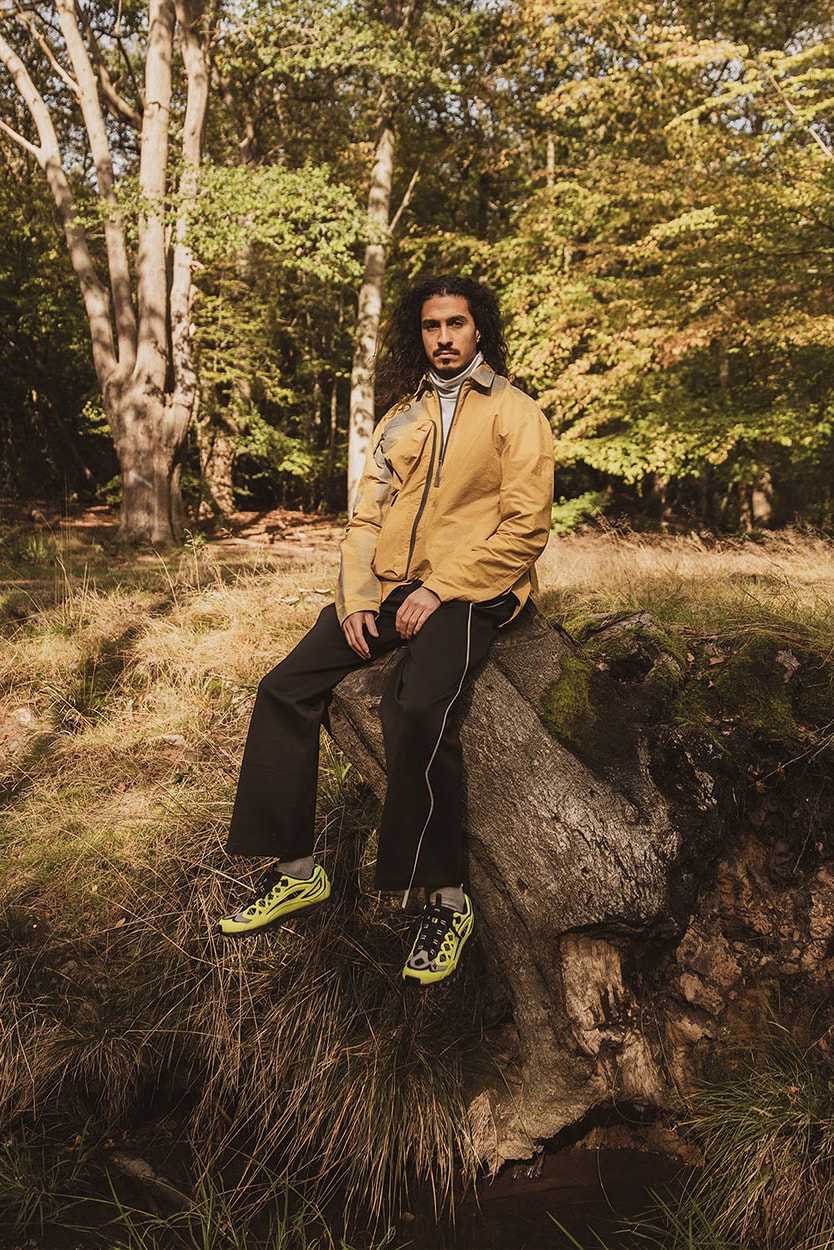 footpatrol fila boveasorous 98 at sp black yellow hiking chunky shoes