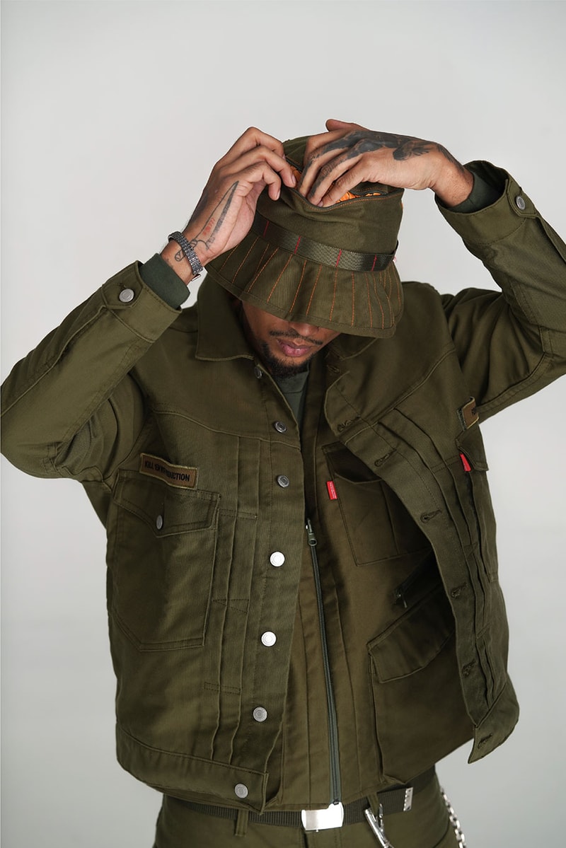 Fortune W.W.D  FW19 Lookbook Manila military jackets outerwear rings bracelets jumpsuits fashion style 