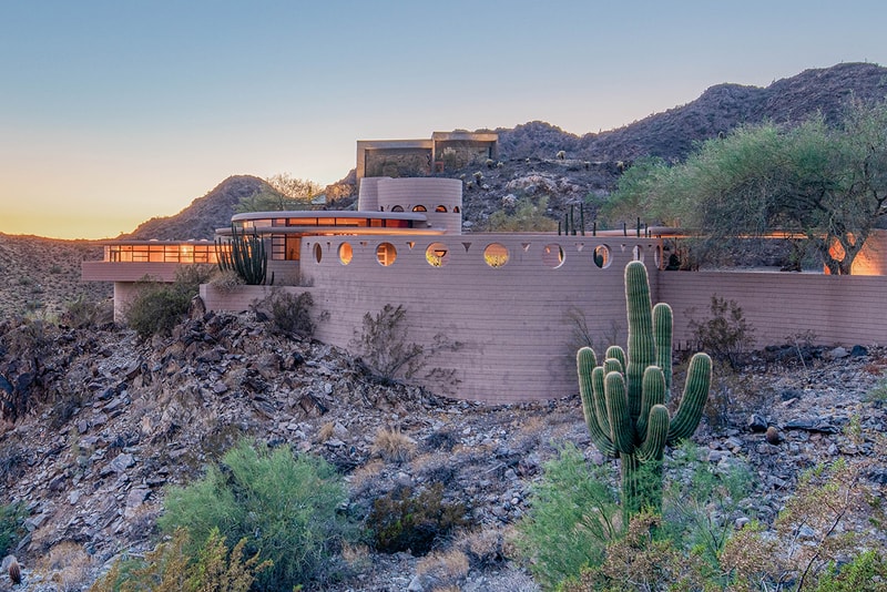 Frank Lloyd Wright Norman Lykes House Auction Heritage Auctions Architecture Design Real Estate Pheonix No-Reserve