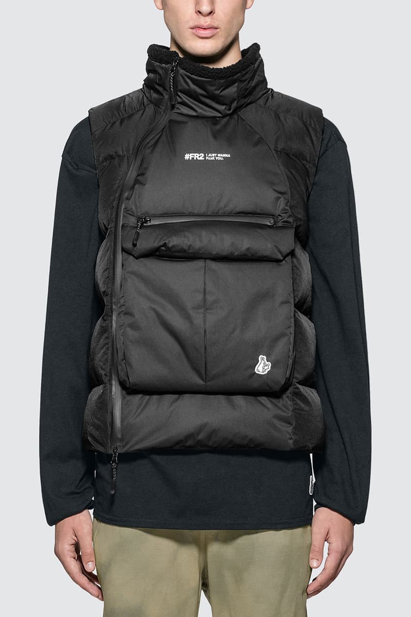 Fxxking Rabbits FW19 Photographer Padded padding Vest fall winter 2019 print nylon down puffer