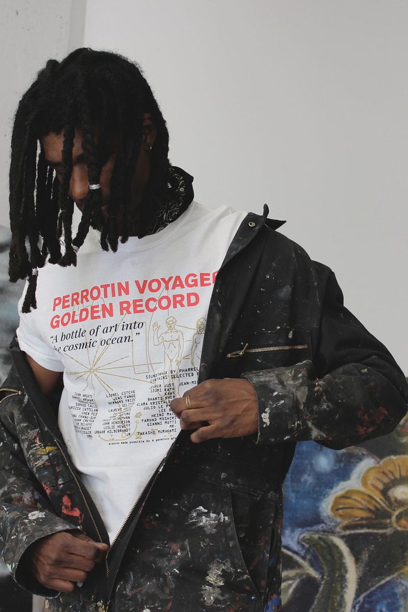 Galerie Perrotin DTF.NYC Exclusive T-shirt Gold Record Takashi Murakami Daniel Arsham Maurizio Cattelan JR Pharrell Williams Emmanuel Perrotin Dutch Tulip Financial
