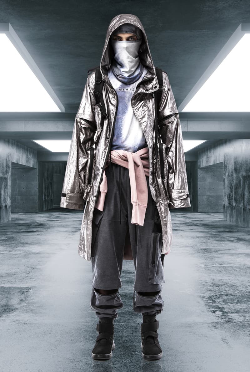 GALL Spring/Summer 2020 Lookbook Collection Jackets Pants Shorts T-shirts Vests Head Masks Black Pink Purple Blue White Bags Hats