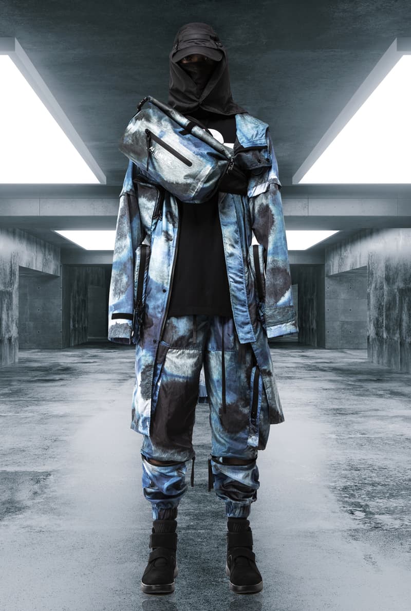 GALL Spring/Summer 2020 Lookbook Collection Jackets Pants Shorts T-shirts Vests Head Masks Black Pink Purple Blue White Bags Hats