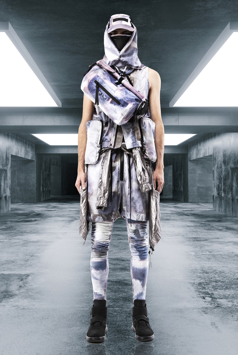 GALL Spring/Summer 2020 Lookbook Collection Jackets Pants Shorts T-shirts Vests Head Masks Black Pink Purple Blue White Bags Hats