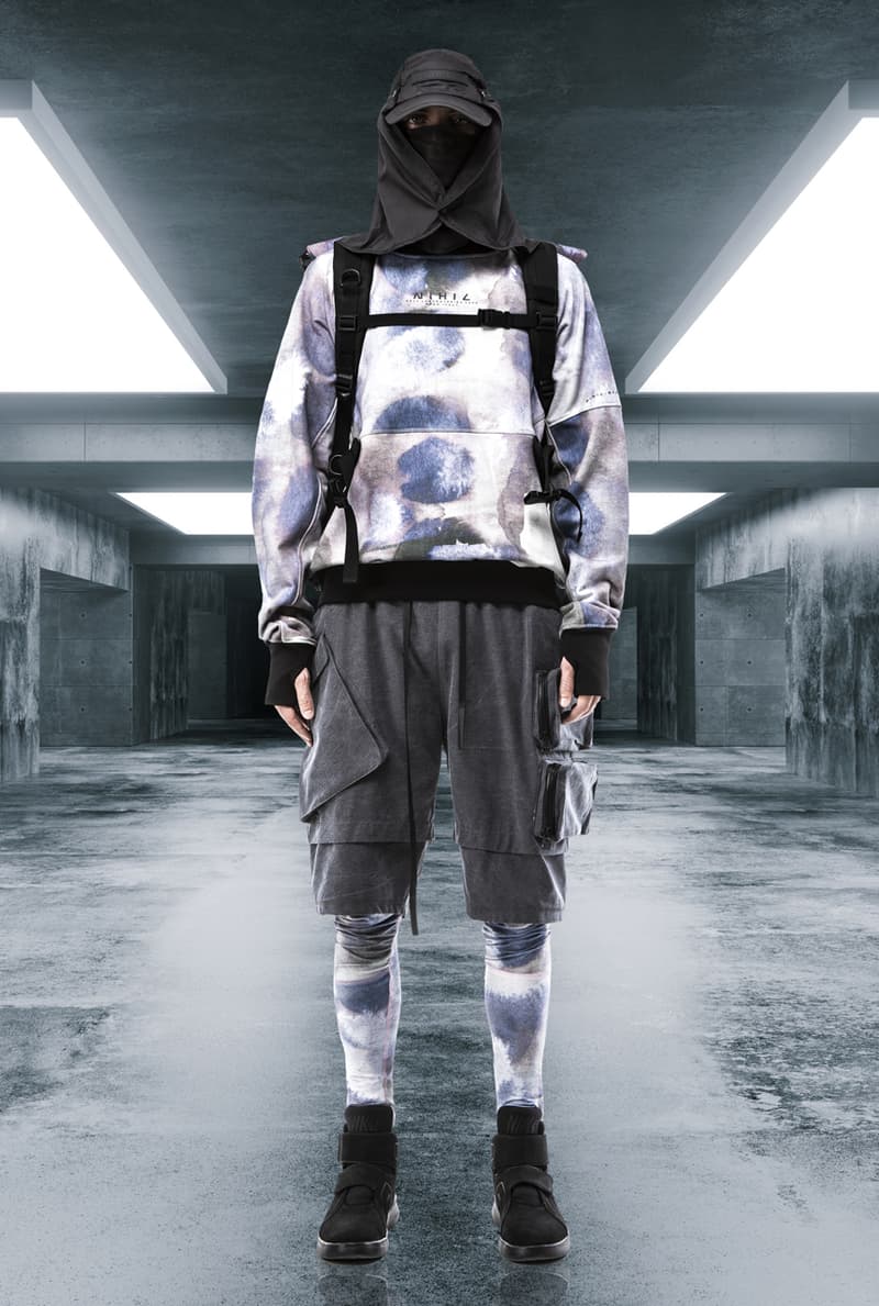 GALL Spring/Summer 2020 Lookbook Collection Jackets Pants Shorts T-shirts Vests Head Masks Black Pink Purple Blue White Bags Hats