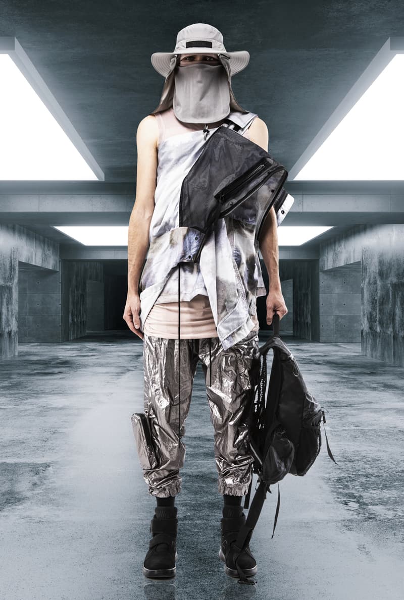 GALL Spring/Summer 2020 Lookbook Collection Jackets Pants Shorts T-shirts Vests Head Masks Black Pink Purple Blue White Bags Hats