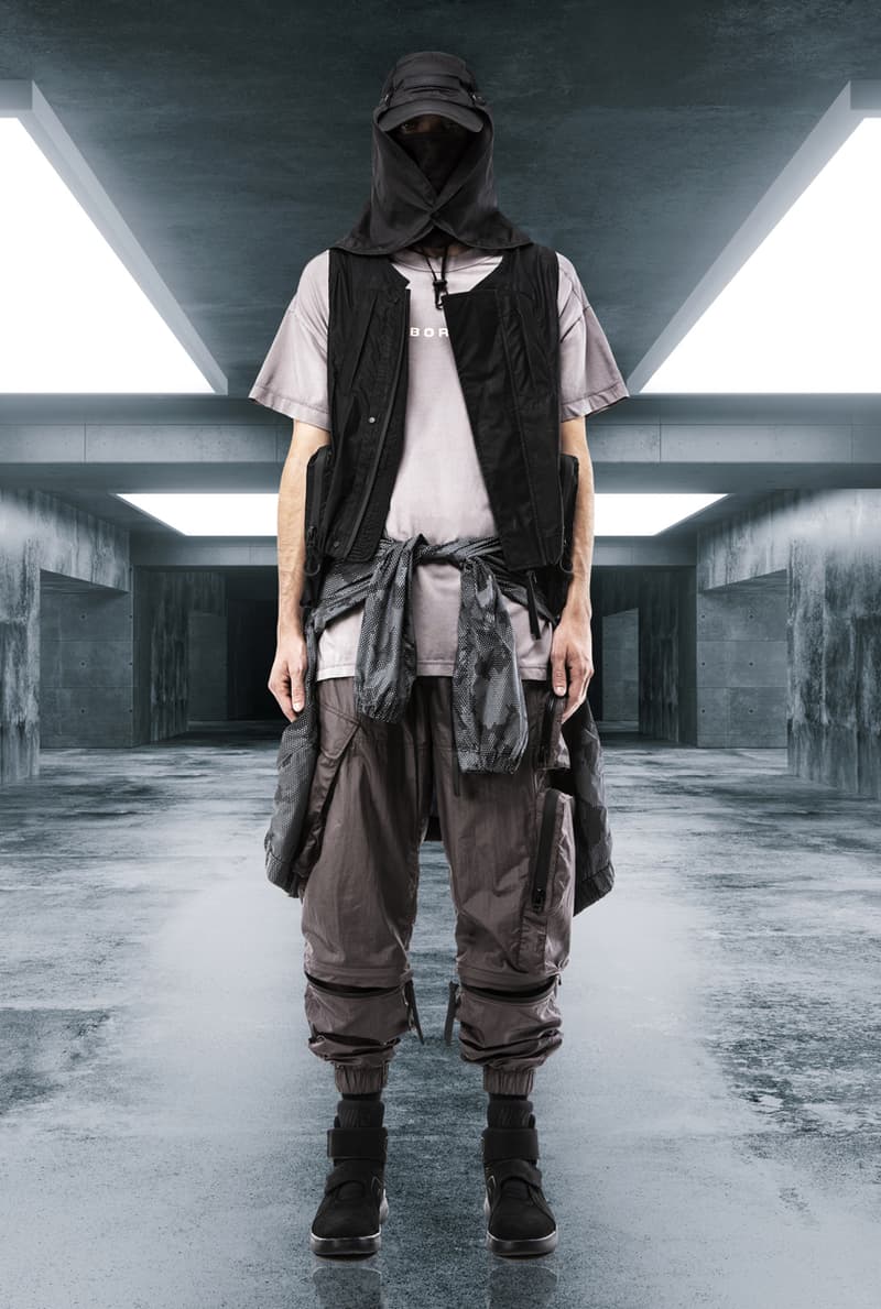 GALL Spring/Summer 2020 Lookbook Collection Jackets Pants Shorts T-shirts Vests Head Masks Black Pink Purple Blue White Bags Hats