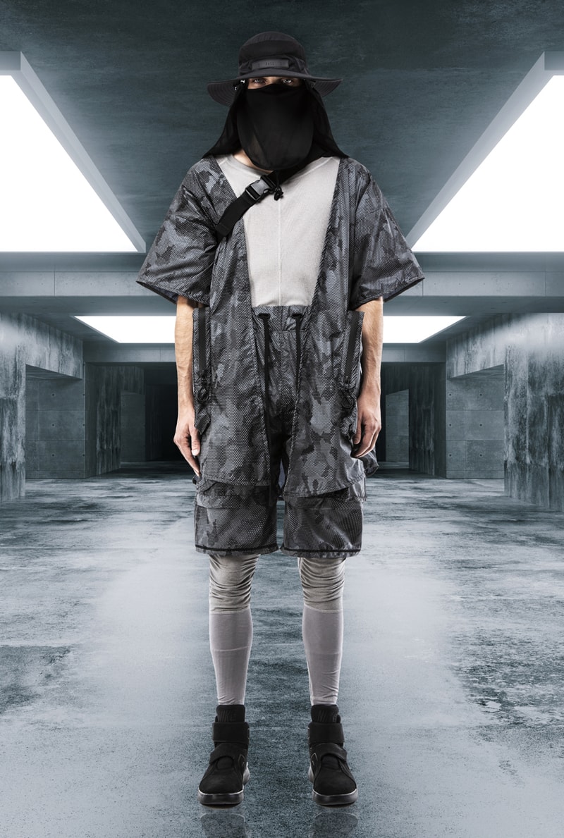 GALL Spring/Summer 2020 Lookbook Collection Jackets Pants Shorts T-shirts Vests Head Masks Black Pink Purple Blue White Bags Hats