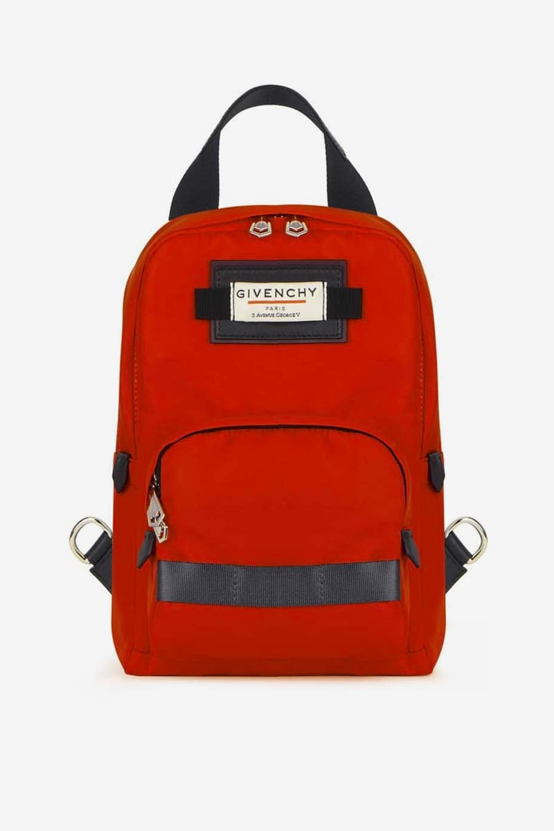 Givenchy "Downtown" Accessories Collection Release Weekend Bags Belt Crossbody Backpacks White Black Red Floral