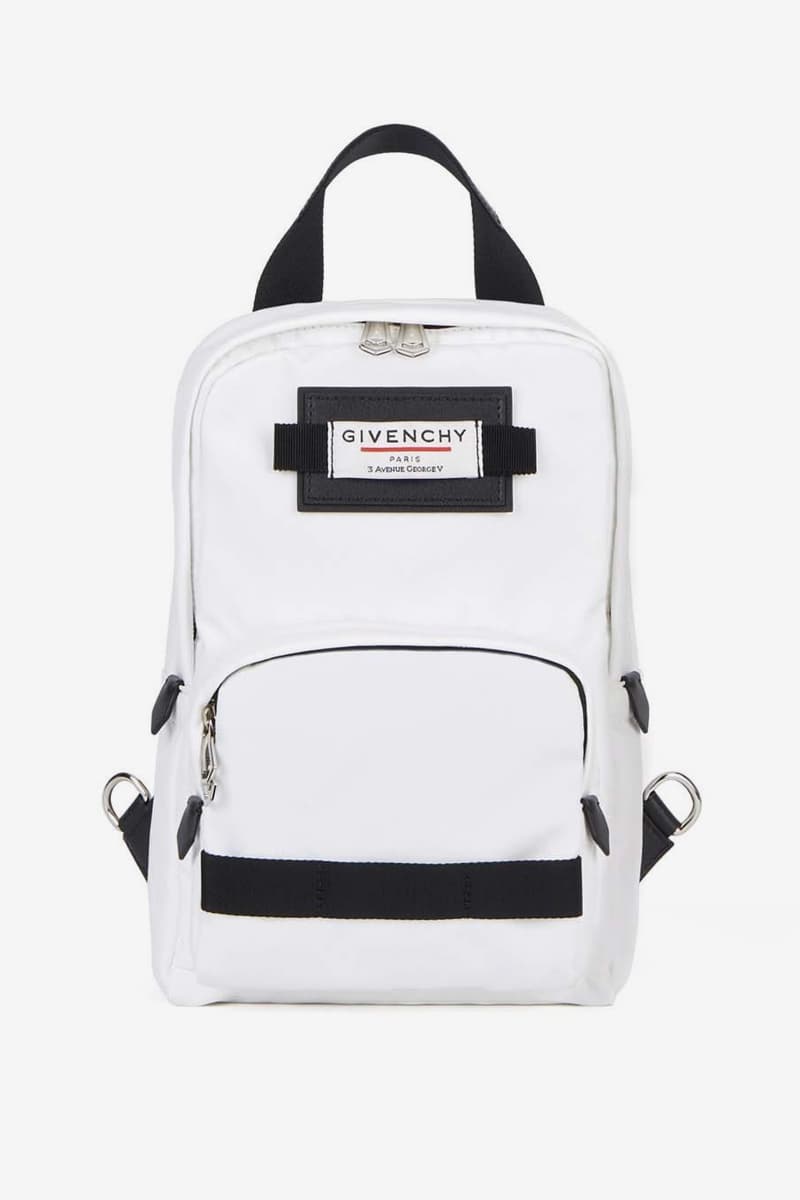 Givenchy "Downtown" Accessories Collection Release Weekend Bags Belt Crossbody Backpacks White Black Red Floral