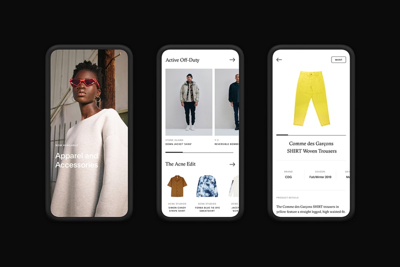 GOAT App Now Offers Apparel Accessories Info Sneakers Resale Retail Partnerships Luxury Emerging Designers Tech ios android 