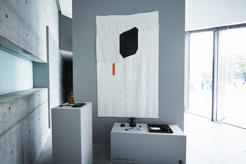 Google Hardware Comma Exhibition Designart Tokyo Ivy Ross Process Li Edelkoort Trend Forecasting 21_21 Design Sight Pixel 4 Nest Technology INAMATT Linen Textile Backdrop