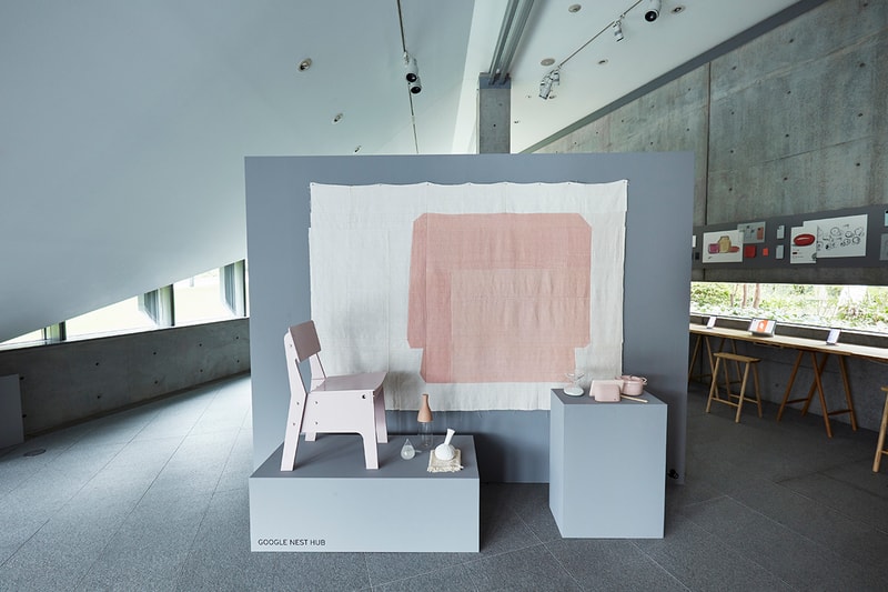Google Hardware Comma Exhibition Designart Tokyo Ivy Ross Process Li Edelkoort Trend Forecasting 21_21 Design Sight Pixel 4 Nest Technology INAMATT Linen Textile Backdrop