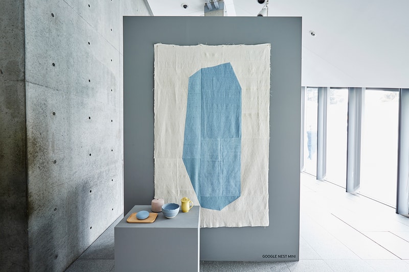 Google Hardware Comma Exhibition Designart Tokyo Ivy Ross Process Li Edelkoort Trend Forecasting 21_21 Design Sight Pixel 4 Nest Technology INAMATT Linen Textile Backdrop