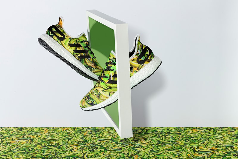 greenhouse adidas speedfactory am4 boost yellow green black red banana print release date hispanic heritage month