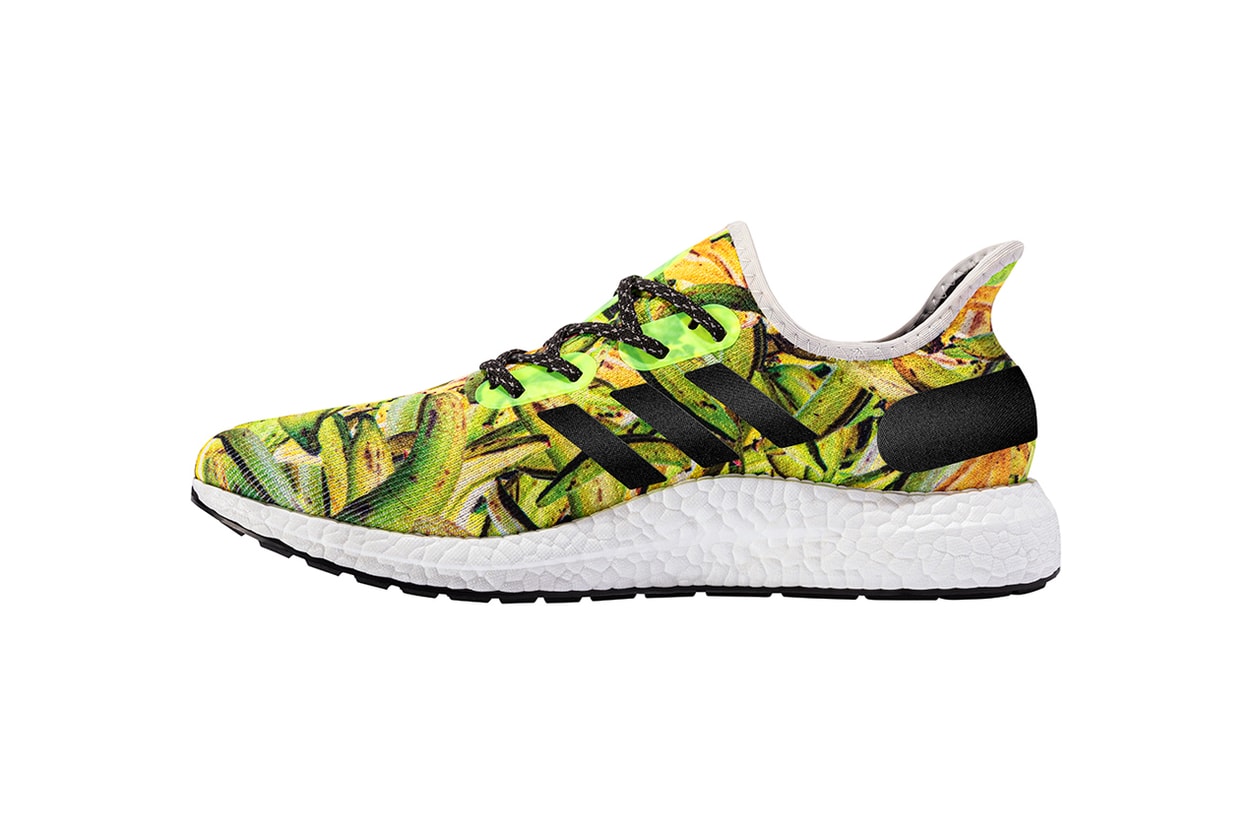 greenhouse adidas speedfactory am4 boost yellow green black red banana print release date hispanic heritage month