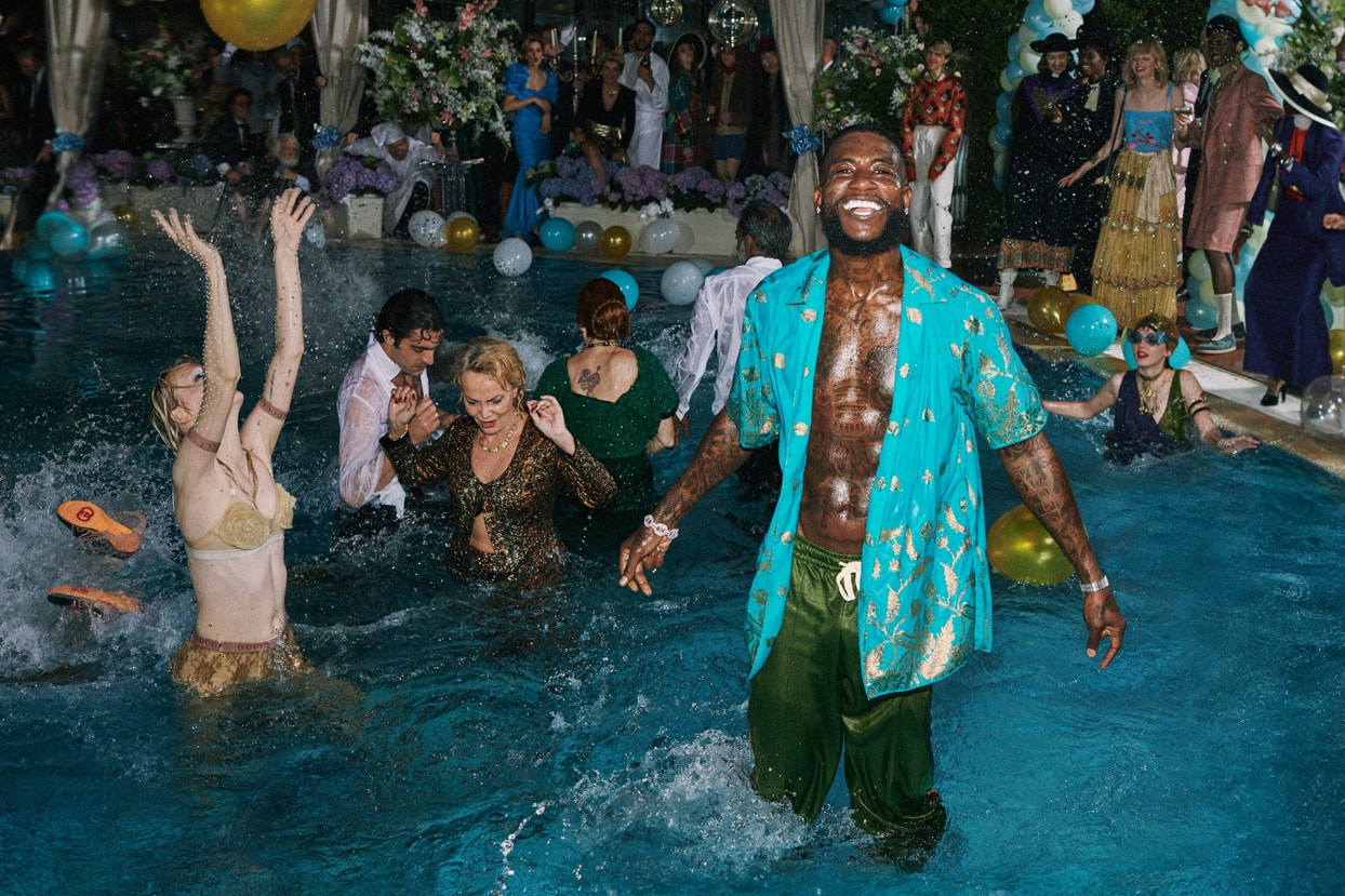 Gucci Mane Gucci Cruise Collaboration collection Album Cover Announcement woptober 2 alessandro michele october 17 release date