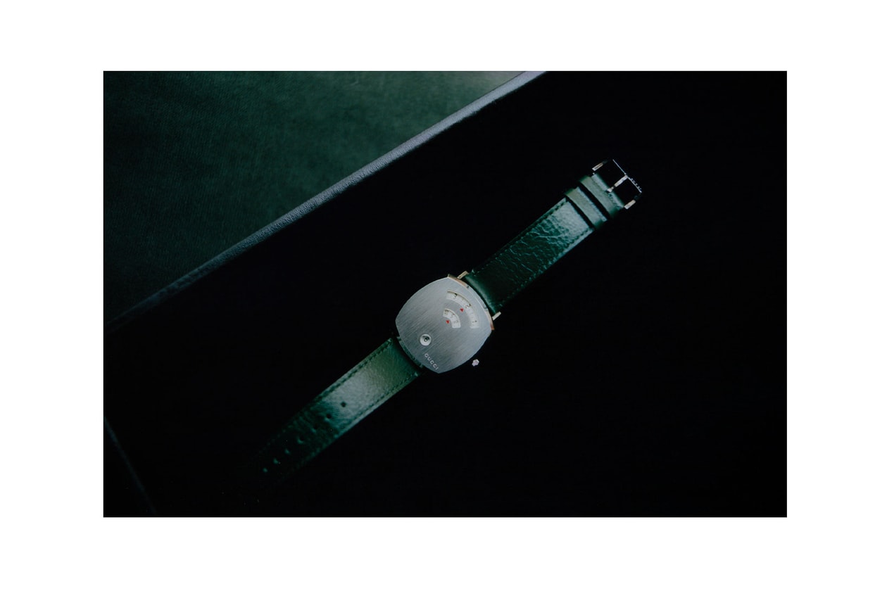 Gucci Redefines Classic Watch Design In Grip Watch Editorial Gucci Grip Still Life London 1970s