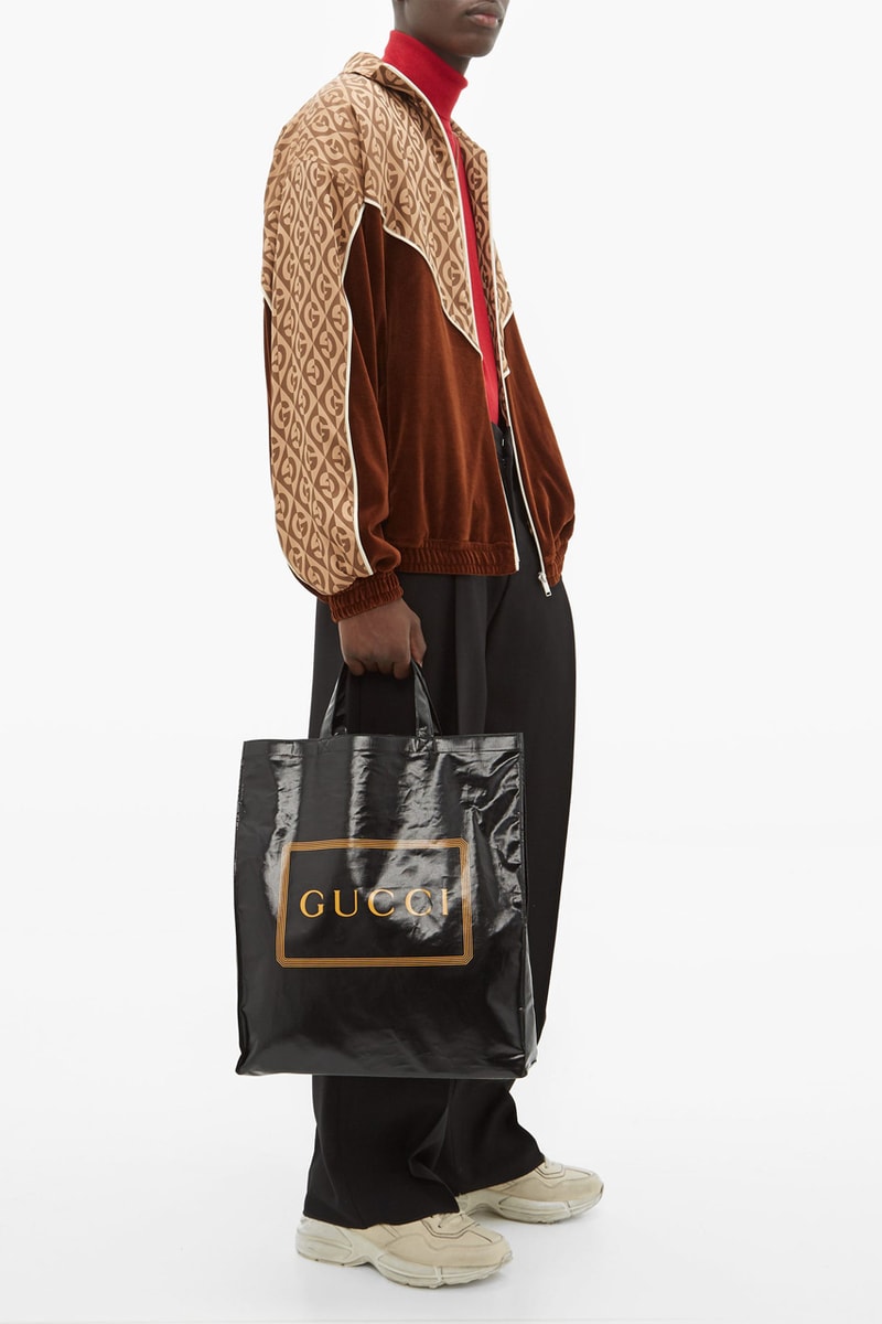 Gucci Jacquard Velour Track Pants Satin Jacket Brown Track Suit White Logo