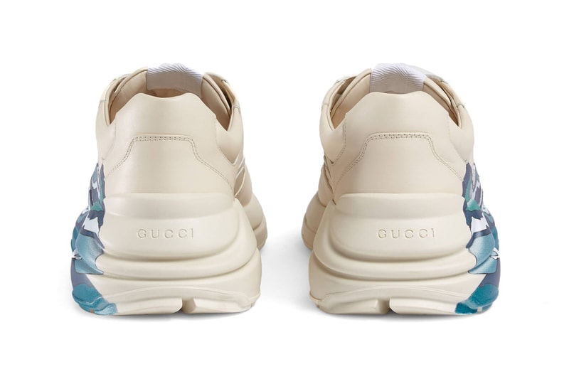 Gucci Rhyton Leather Sneaker With Wave Release