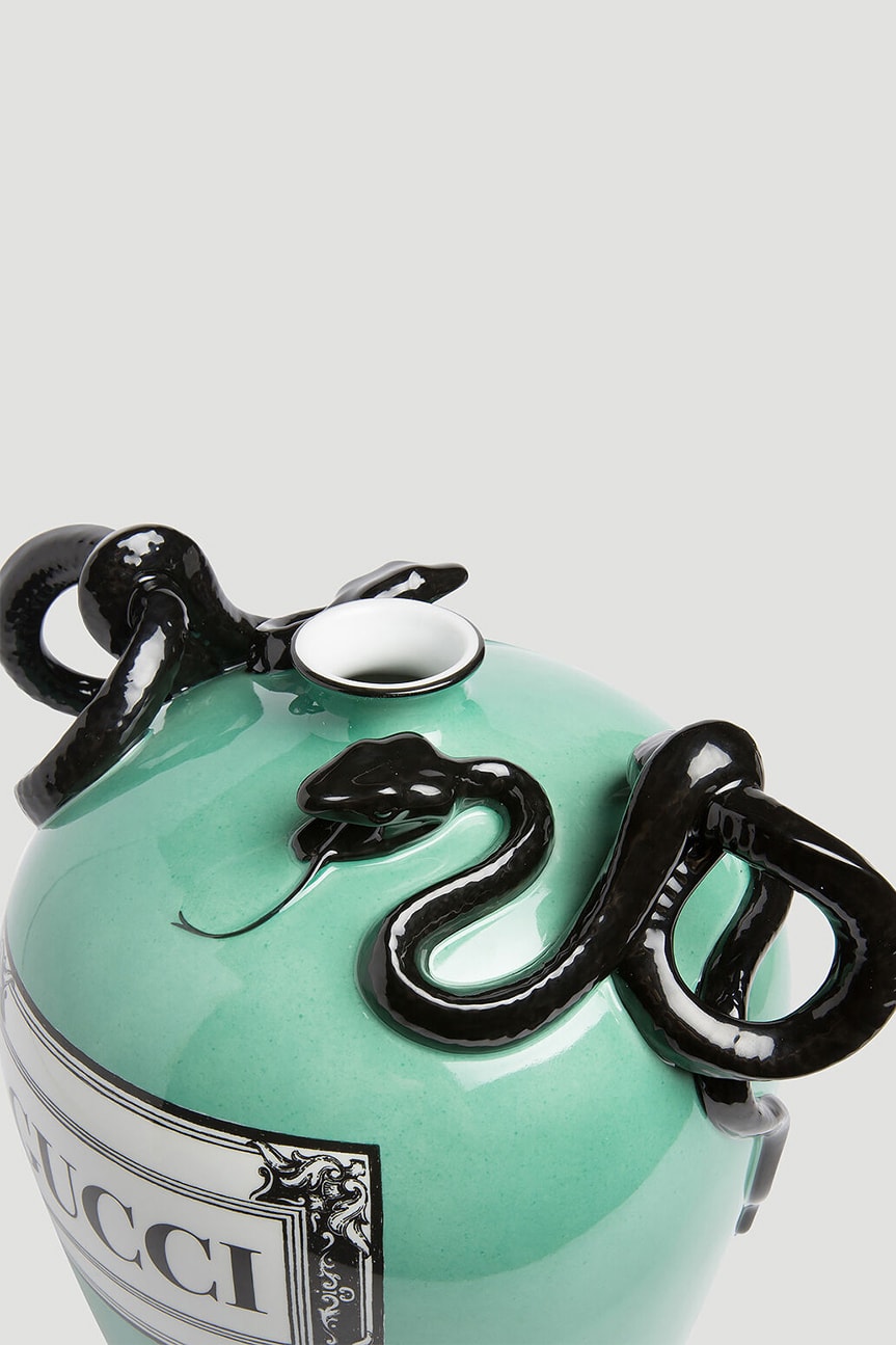 Gucci Décor Richard Ginori Porcelain Vase Release  hone style luxury ceramics Gucci Cruise 