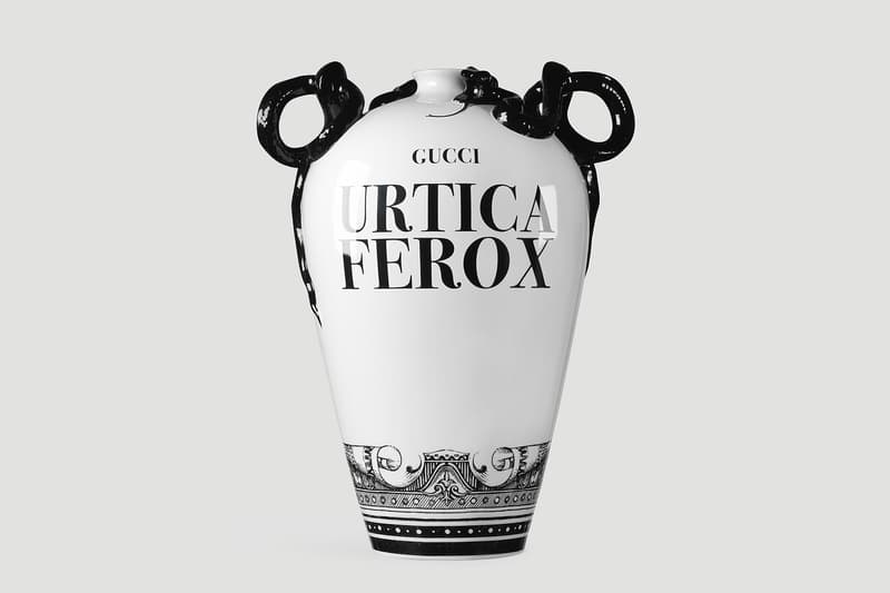 Gucci Décor Richard Ginori Porcelain Vase Release hone style luxury ceramics Gucci Cruise