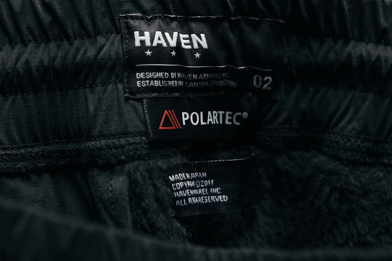 HAVEN Polartec Fall Winter 2019 Capsule high loft technical utility utilitarian high tech insulated lookbook fleece japanese nylon canada