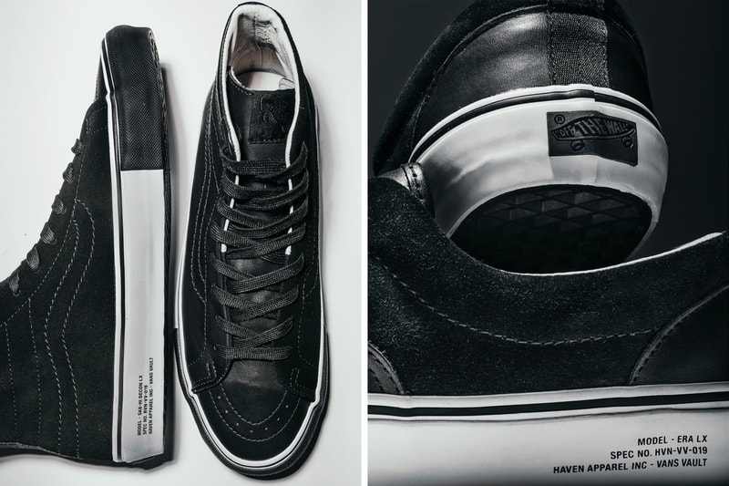 HAVEN x VANS Vault Sk8-Hi Decon LX Release Era LX Toronto Vancouver Edmonton Canada Retail Online Store Vans Doren Waffle Shoe 