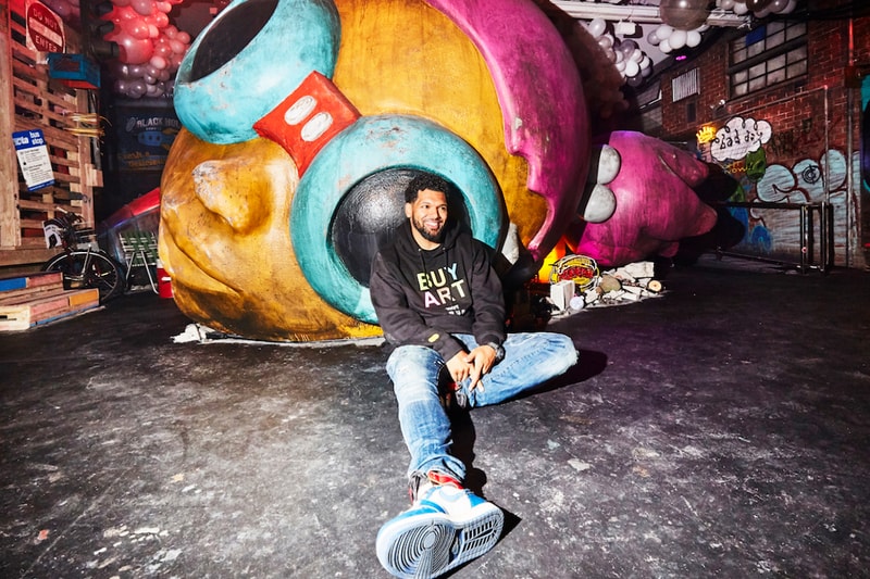 hebru brantley nevermore park exhibition artworks sculptures paintings 