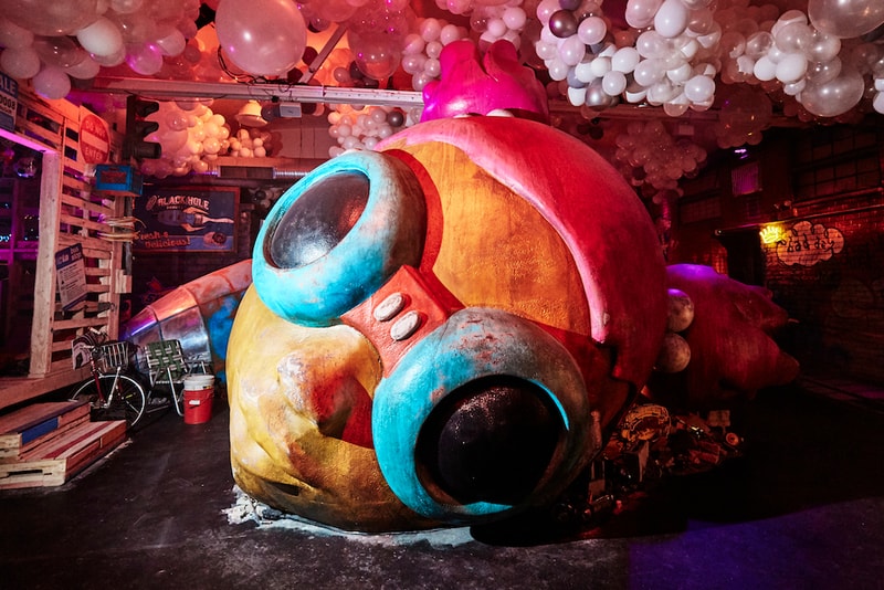 hebru brantley nevermore park exhibition artworks sculptures paintings 