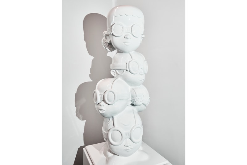 hebru brantley nevermore park exhibition artworks sculptures paintings 