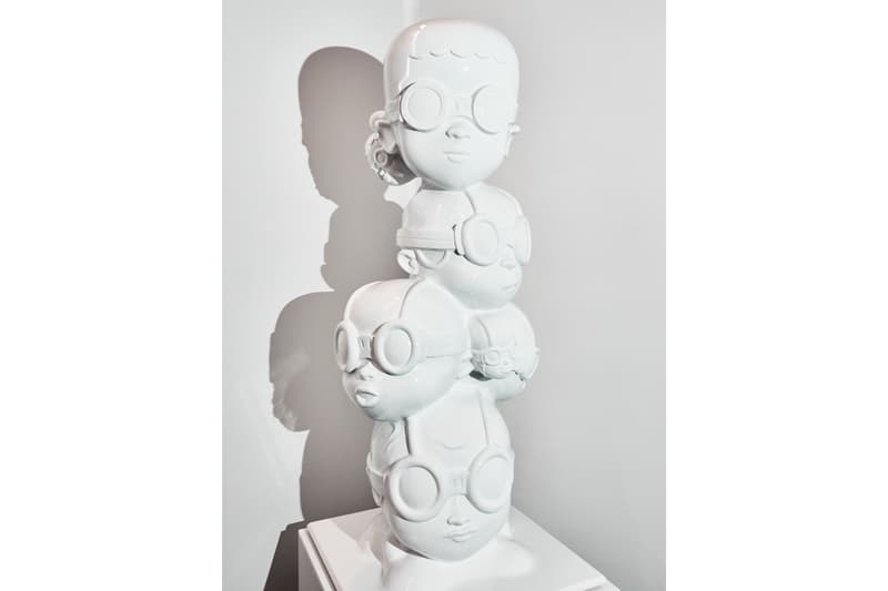 hebru brantley nevermore park exhibition artworks sculptures paintings