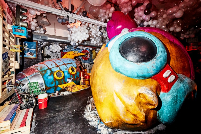 hebru brantley nevermore park exhibition artworks sculptures paintings 