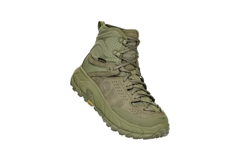 HOKA ONE ONE TOR ULTRA HI 2 WP Olive, Taupe Drop simply burnt colorway release date info japan november 1 2019 boot sneaker hiking trail trek